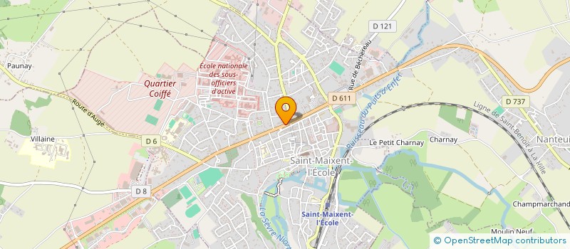 localisation de l'entreprise SAS L'ESCALE DE L'AVENUE à SAINT-MAIXENT-L'ECOLE