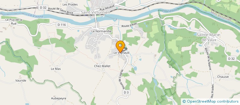 localisation de l'entreprise SAS L'ETOILE DES VENTS à SAINT-VICTURNIEN