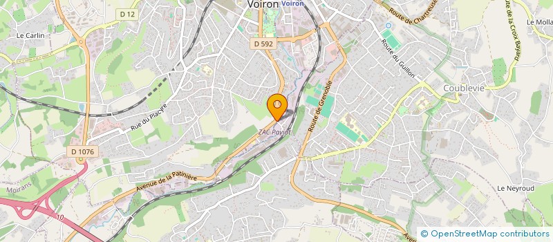 localisation de l'entreprise SAS L'HEURE DU DESTOCK à VOIRON