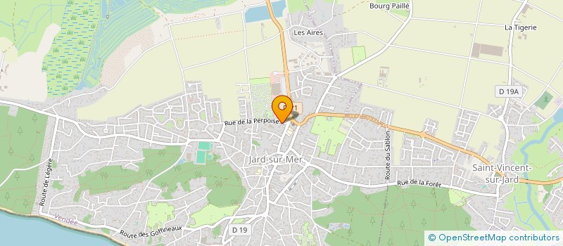 localisation de l'entreprise SAS L'ILE DE JOSI  JARD-SUR-MER