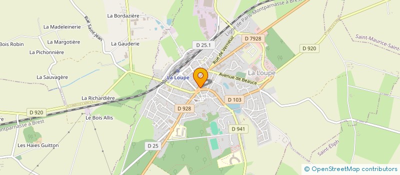 localisation de l'entreprise SAS L'IMMOBILIER A LA LOUPE à LA LOUPE