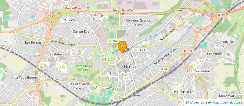 localisation de l'entreprise SAS L'IMMOBILIER DROUAIS à DREUX