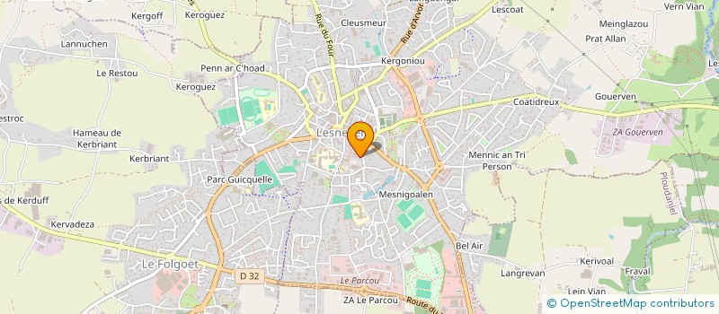 localisation de l'entreprise SAS L.K. à LESNEVEN