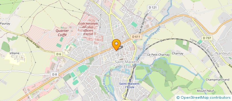 localisation de l'entreprise SAS L'OASIS à SAINT-MAIXENT-L'ECOLE
