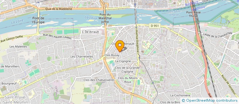 localisation de l'entreprise SAS L.P.O à ORLEANS