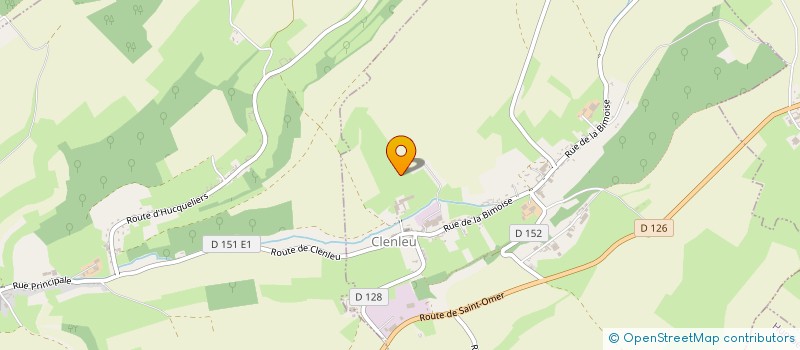 localisation de l'entreprise SAS L.T.A.  CLENLEU