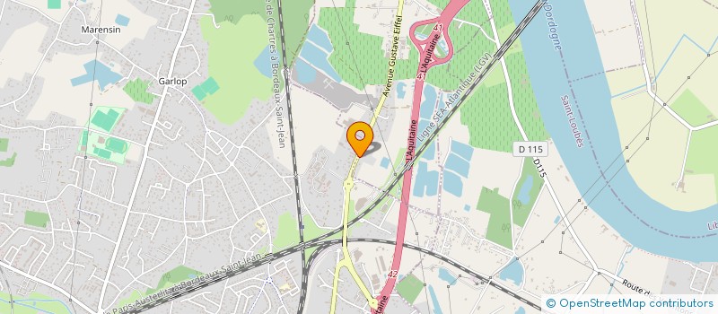 localisation de l'entreprise SAS L-T BAT  SAINT-VINCENT-DE-PAUL