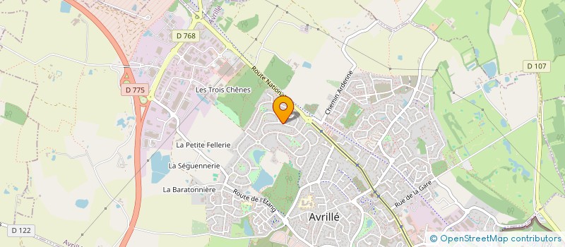 localisation de l'entreprise SAS L2M CONCEPT à AVRILLE