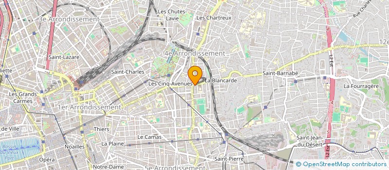 localisation de l'entreprise SAS LA BLANCARDE à MARSEILLE