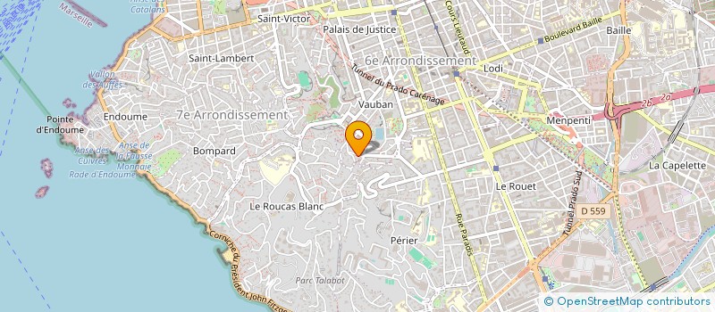 localisation de l'entreprise SAS LA BOBO DE VAUBAN à MARSEILLE