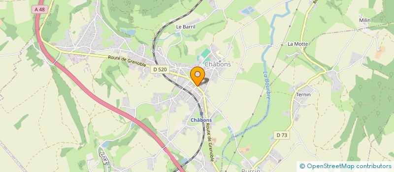 localisation de l'entreprise SAS LA BONNE MICH'E  CHABONS