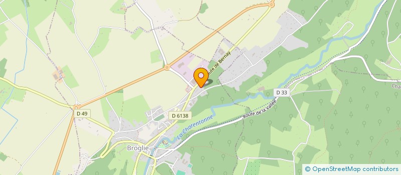 localisation de l'entreprise SAS LA BONNE OCCAZ 27  BROGLIE