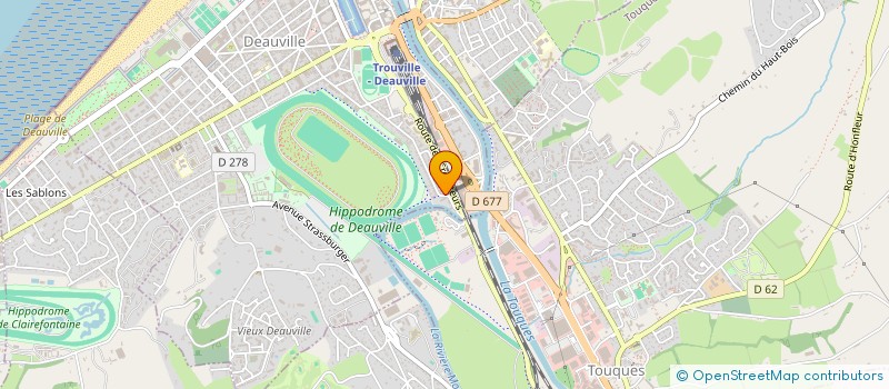 localisation de l'entreprise SAS LA CAMPIONE  DEAUVILLE
