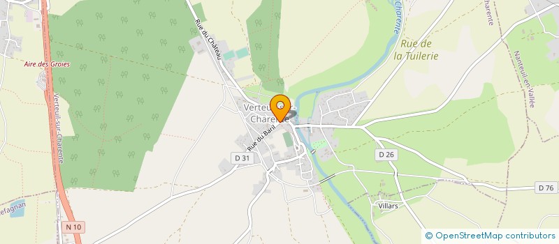 localisation de l'entreprise SAS LA CITE DES ARTS à VERTEUIL-SUR-CHARENTE