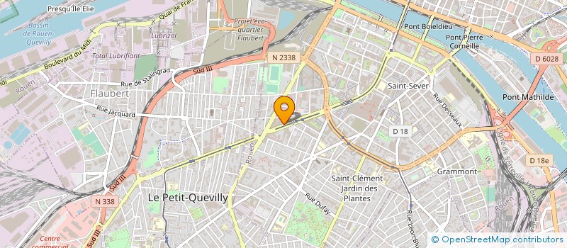 localisation de l'entreprise SAS LA COUR D'ARTHUR à ROUEN