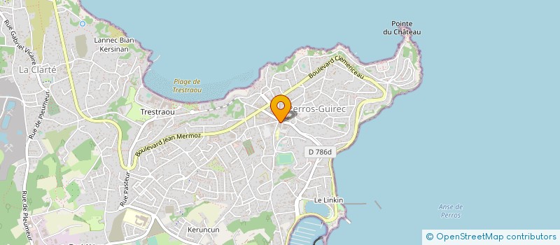 localisation de l'entreprise SAS LA CREMAILLERE à PERROS-GUIREC