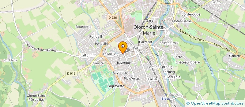 localisation de l'entreprise SAS LA FERME DE SAINT GRAT à OLORON-SAINTE-MARIE