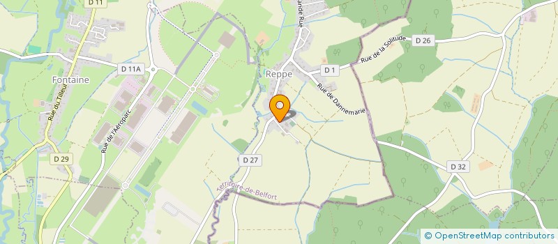 localisation de l'entreprise SAS LA FERME TACQUARD à REPPE