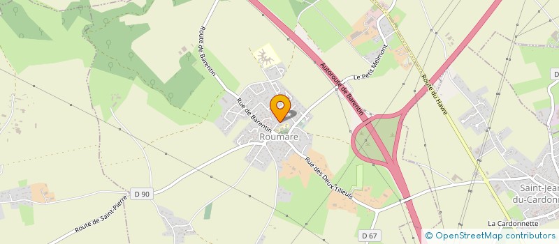 localisation de l'entreprise SAS LA FINANCIERE LE VATEL  ROUMARE