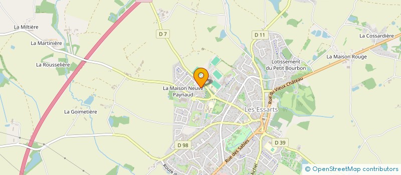 localisation de l'entreprise SAS LA FLOTTE CHEMIN DU MOULIN BLANC  ESSARTS-EN-BOCAGE