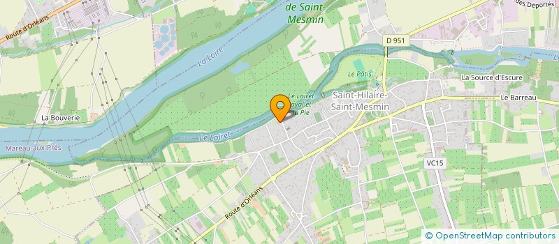localisation de l'entreprise SAS LA GRAND MAISON  SAINT-HILAIRE-SAINT-MESMIN