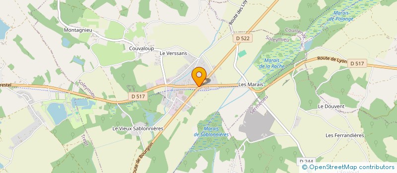 localisation de l'entreprise SAS LA GRANGE à SOLEYMIEU