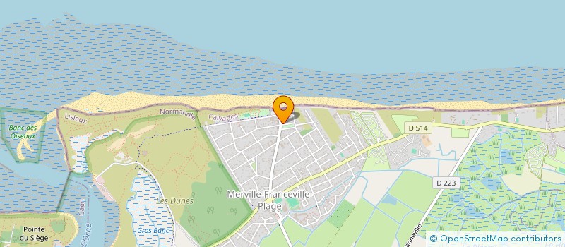 localisation de l'entreprise SAS LA GRIGNOTTE  MERVILLE-FRANCEVILLE-PLAGE