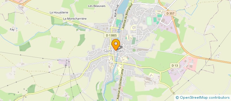 localisation de l'entreprise SAS LA GUERRE à SAINT-CALAIS