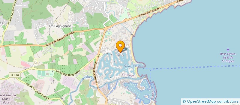 localisation de l'entreprise SAS LA LICORNE à GRIMAUD