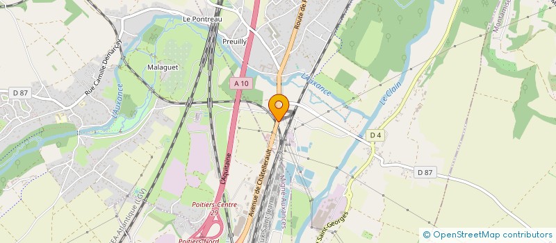 localisation de l'entreprise SAS LA MAISON DES VINS GIRAUDET  CHASSENEUIL-DU-POITOU