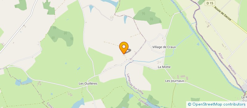 localisation de l'entreprise SAS LA MAISON LILI BOHEME à COSSAYE