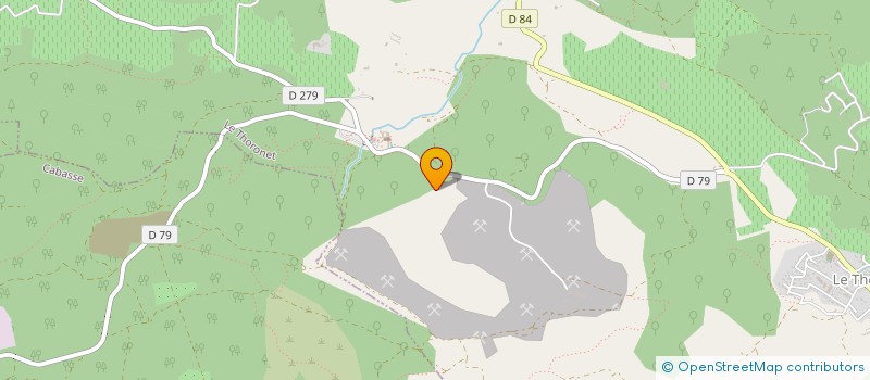 localisation de l'entreprise SAS LA MANUELLE  LE THORONET