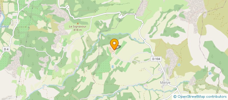 localisation de l'entreprise SAS LA MAURELLE à MELVE