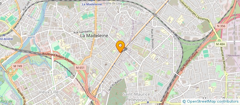 localisation de l'entreprise SAS LA MOTTE à LA MADELEINE