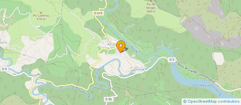 localisation de l'entreprise SAS LA NAPAJO  ANSIGNAN