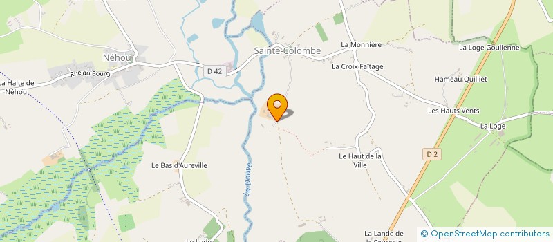 localisation de l'entreprise SAS LA PERRUQUE  SAINTE-COLOMBE