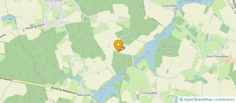 localisation de l'entreprise SAS LA PETITE ECURIE  AUTHUMES