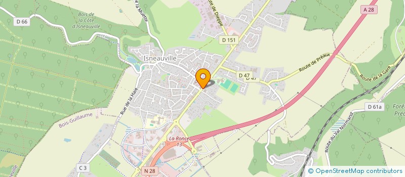 localisation de l'entreprise SAS LA PETITE FERME  ISNEAUVILLE