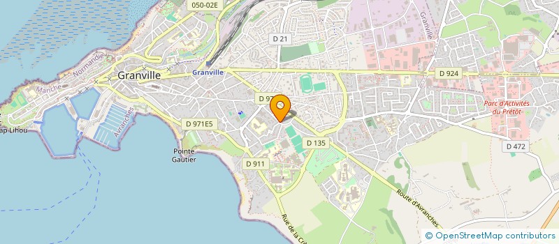 localisation de l'entreprise SAS LA PETITE LAURA  GRANVILLE