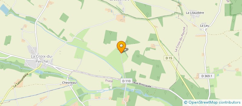 localisation de l'entreprise SAS LA PIHOURDIERE à LA CROIX-DU-PERCHE