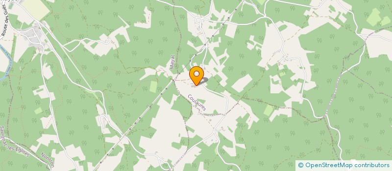 localisation de l'entreprise SAS LA PINSONNIE à COULAURES