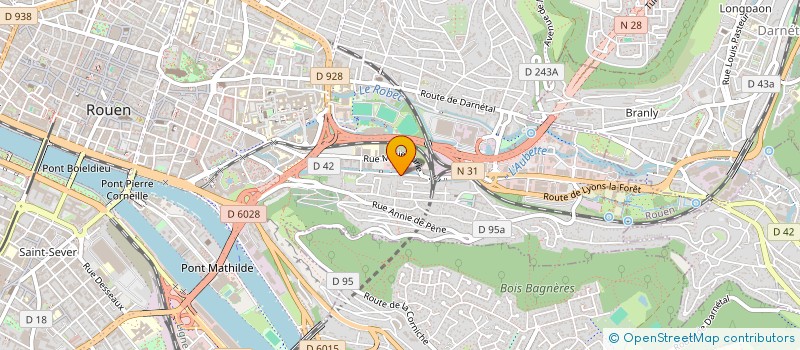 localisation de l'entreprise SAS LA PLANCHA à ROUEN