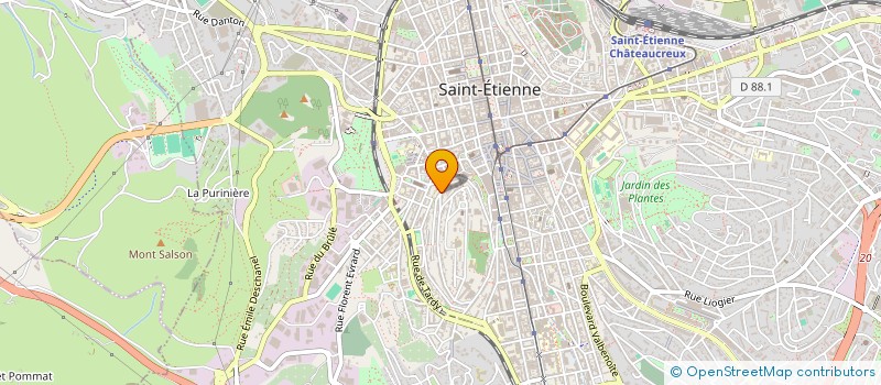 localisation de l'entreprise SAS LA PRANIERE  SAINT-ETIENNE