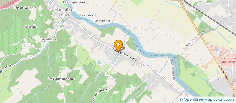 localisation de l'entreprise SAS LA RENAUDIE  MAREUIL-SUR-CHER