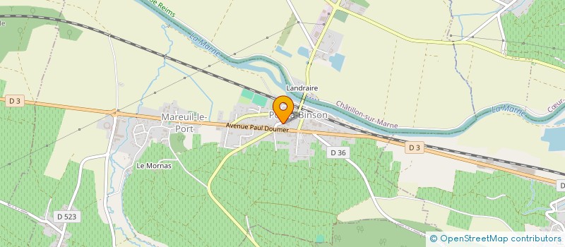 localisation de l'entreprise SAS LA SABLONNIERE  PASSY-GRIGNY