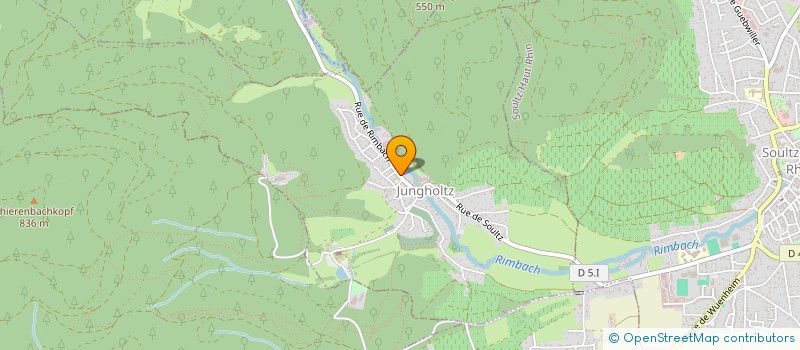 localisation de l'entreprise SAS LA SCHLIFF  JUNGHOLTZ