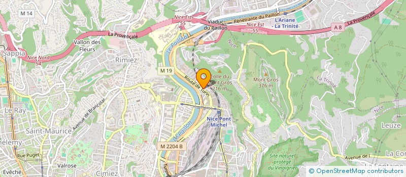 localisation de l'entreprise SAS LA SOURCE  NICE