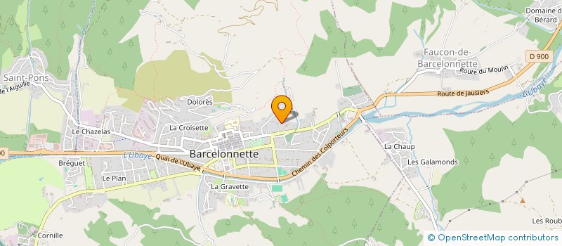 localisation de l'entreprise SAS LA TABLE DE LA REINE à BARCELONNETTE