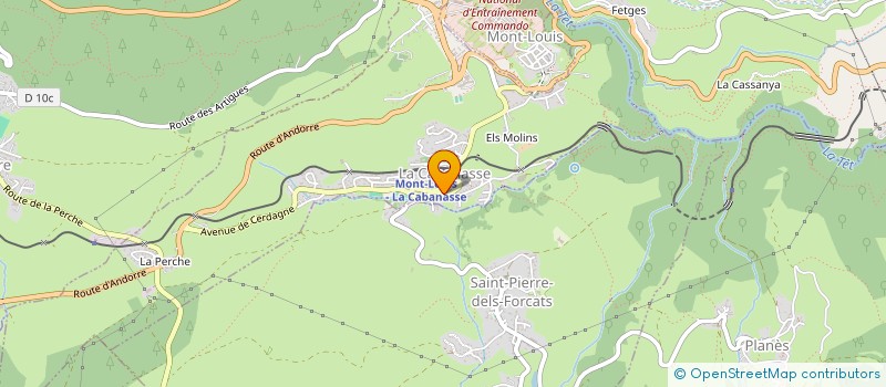 localisation de l'entreprise SAS LA TABLE DU LAURENTI  LA CABANASSE