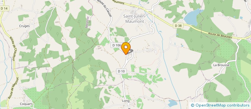 localisation de l'entreprise SAS LA TEYSSIERE  SAINT-JULIEN-MAUMONT